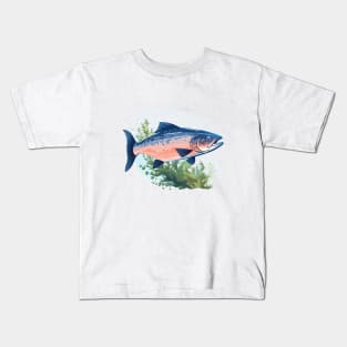 Pacific Northwest Salmon Kids T-Shirt